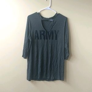 Cute army top
